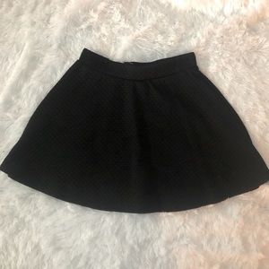 Black Mini “Skater” Skirt